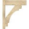 Ekena Millwork Merced Block Rough Sawn Outlooker, Douglas Fir, 6"W x 20"D x 24"H OUT06X20X24MRC05RDF - alternate 4